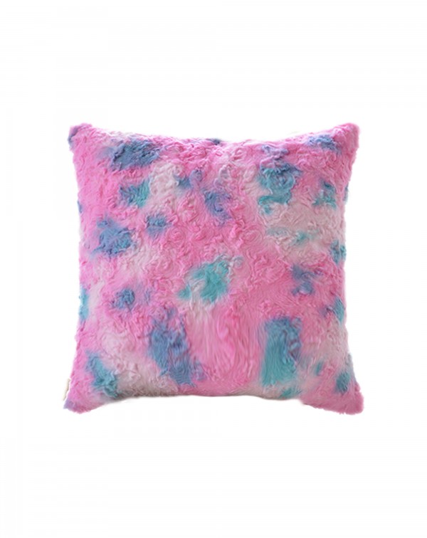 Roll wool long hair pillow fur rex rabbit hair sof...